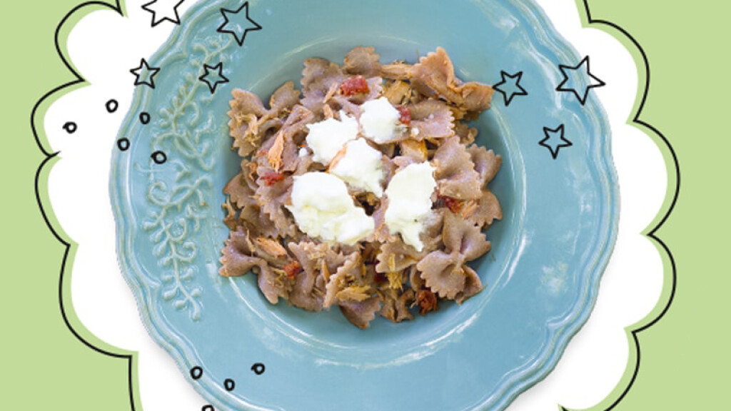 Farfalle con Tonno e Burrata - farfalle